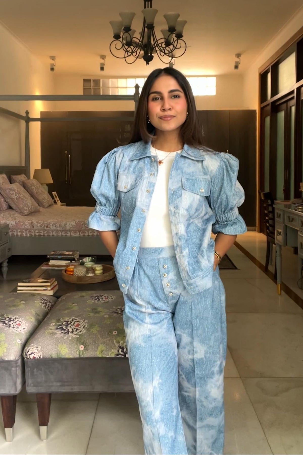Iris Denim Co-ord Set