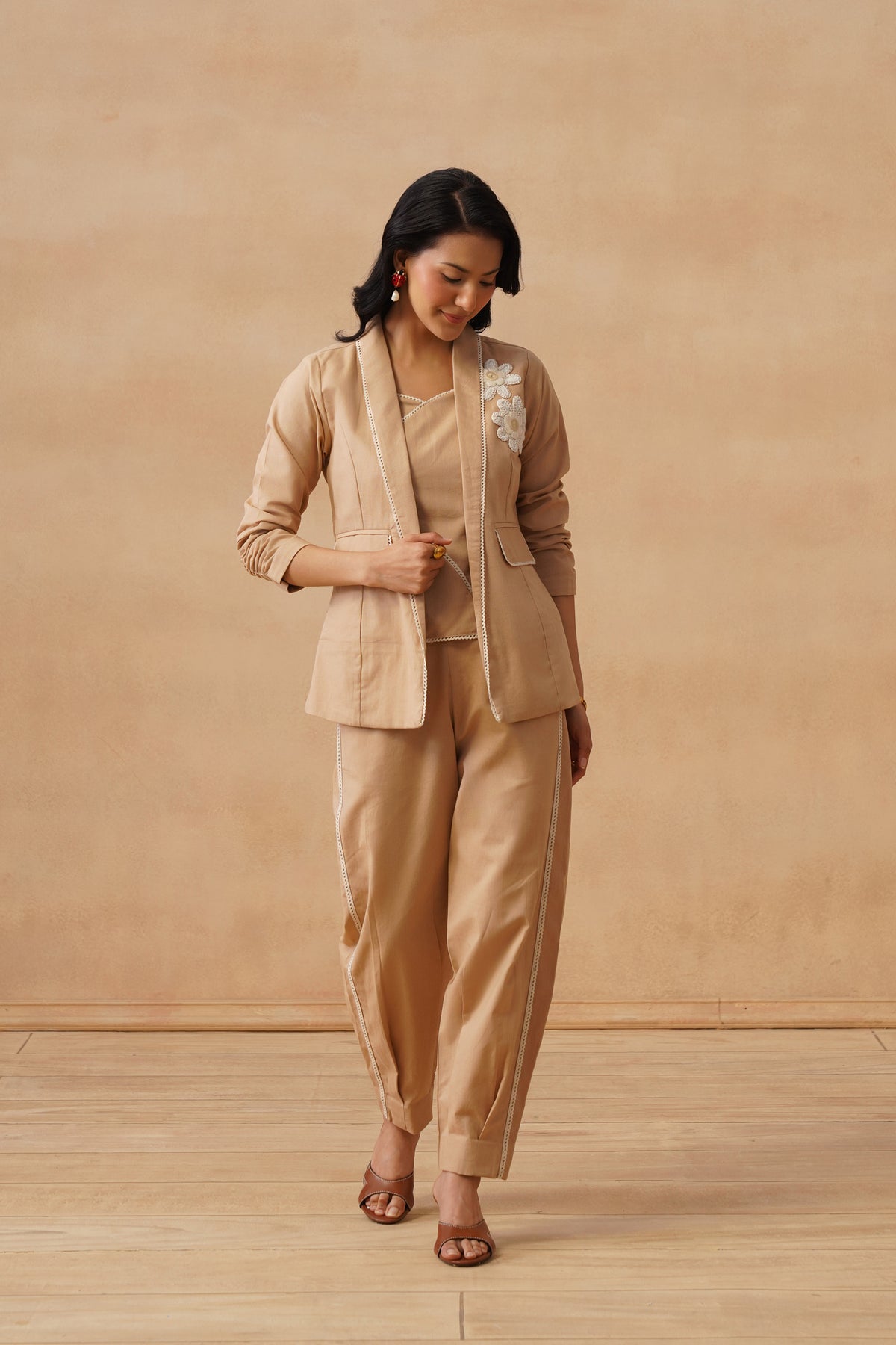 Meadow Co-ord Set - Sand