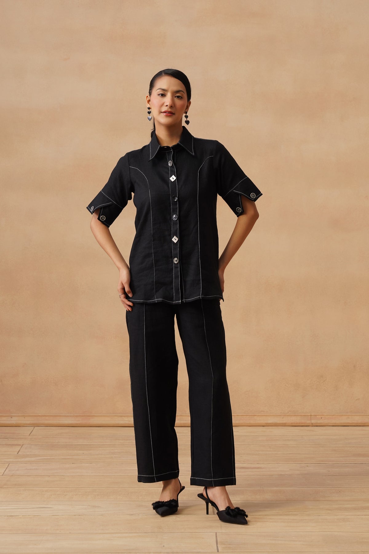 Dune Co-ord Set - Black