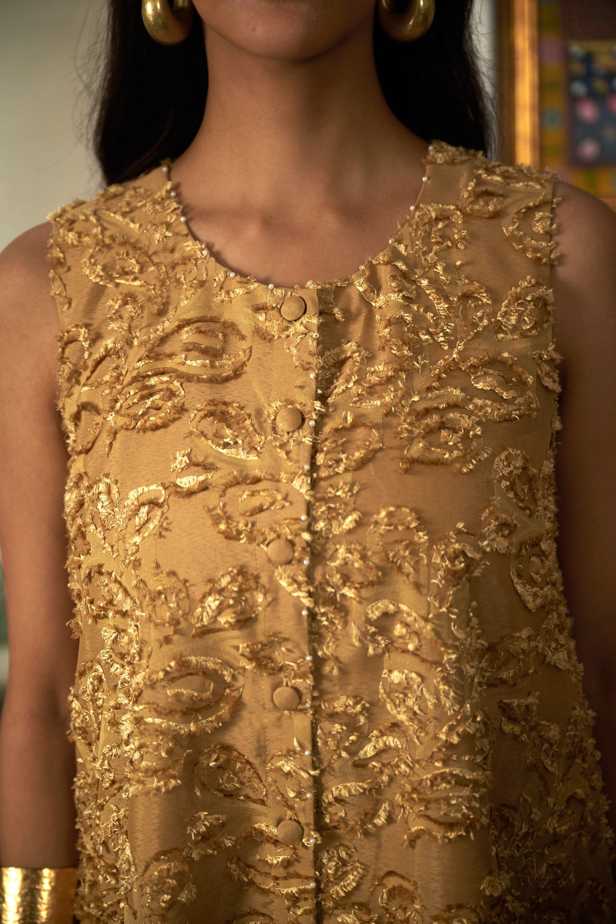 Saira Dress - Champagne