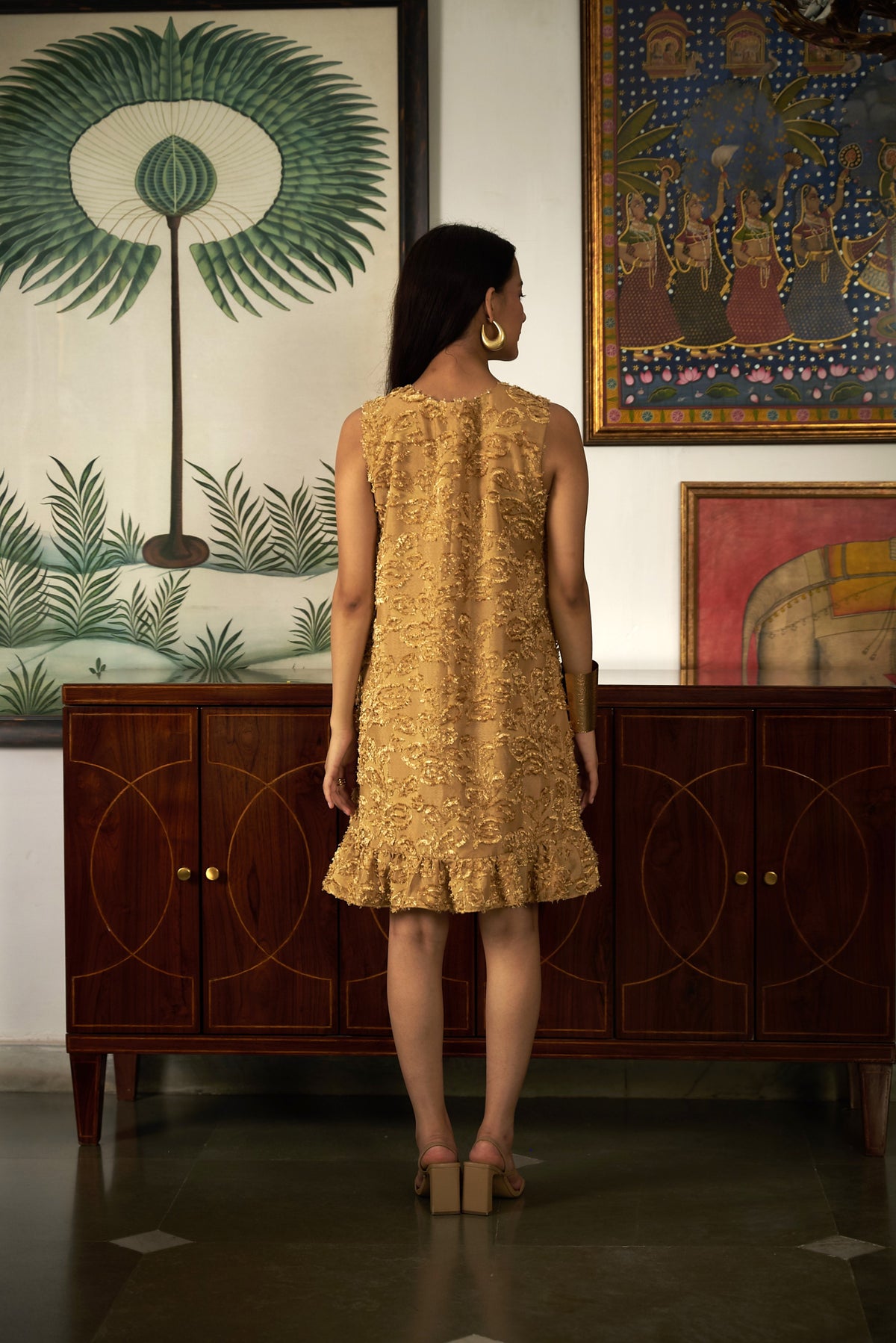 Saira Dress - Champagne