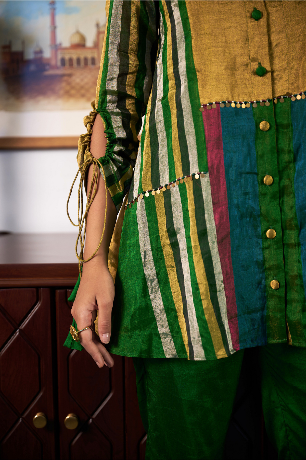 Ziva Co-ord Set - Forest Green