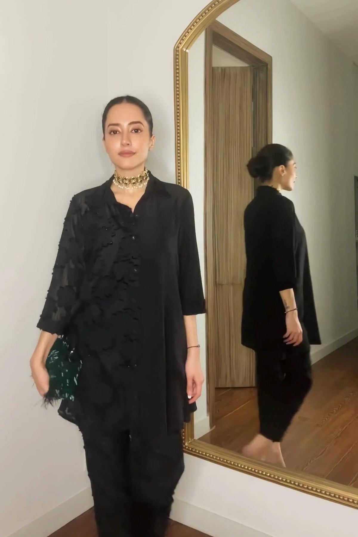 Gul Co-ord Set - Black