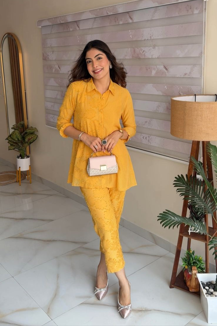 Gul Co-ord Set - Mustard